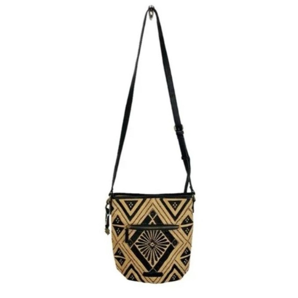LUCKY BRAND Maya Jute Southewestern Aztec Crossbody Bag